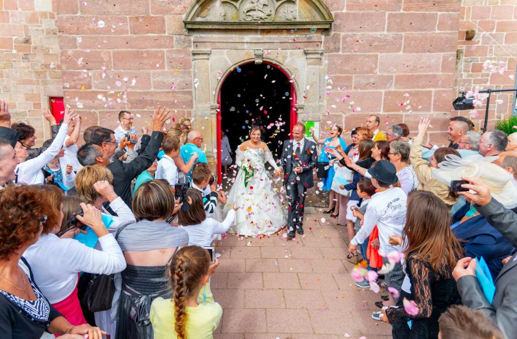 mariage ceremonie eglise sortie 4